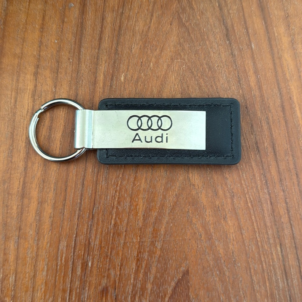 Authentic Audi keychain key tag